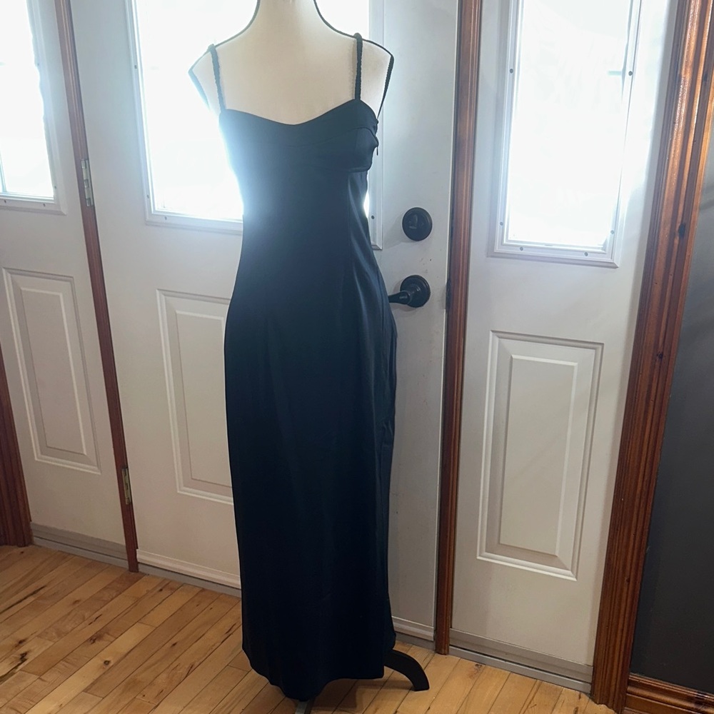 BNWT H&M Black Maxi Slip Dress